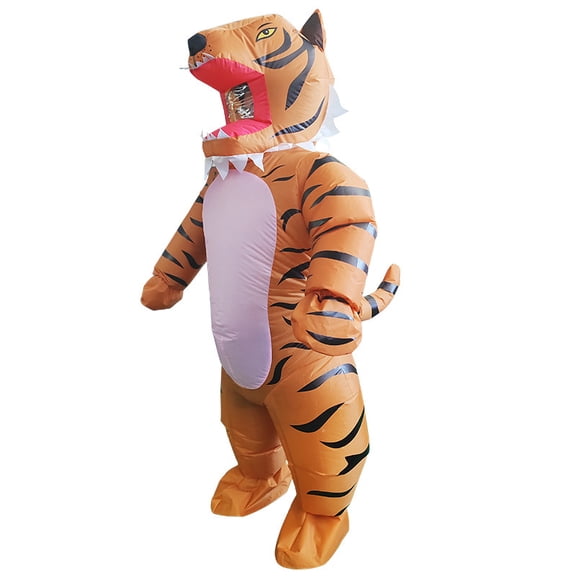 Assorted Inflatable Costume Set For Adults - Animal, Food & Character Funny Party Outfits,Height 4'11"-6'3",Tiger