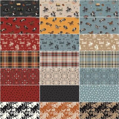 Assorted John Wayne Courage Fabric - 1 lb Scrap Bundle (Single Bundle)