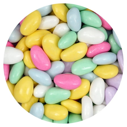 Assorted Jordan Almonds, 1 Pound Jodan Almonds Bulk Bag, Almond Candy, Jordan Almonds Candy