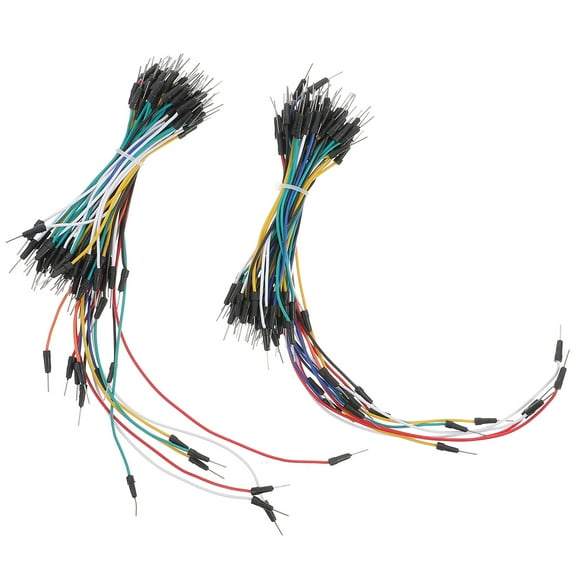 Assorted Jumper Wire for Prototyping Circuit Breadboard Cable Jumpers Wires Aluminum 2 Bundles