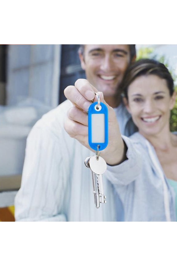 Assorted Key Card Rings for ID Labels and Name with 50