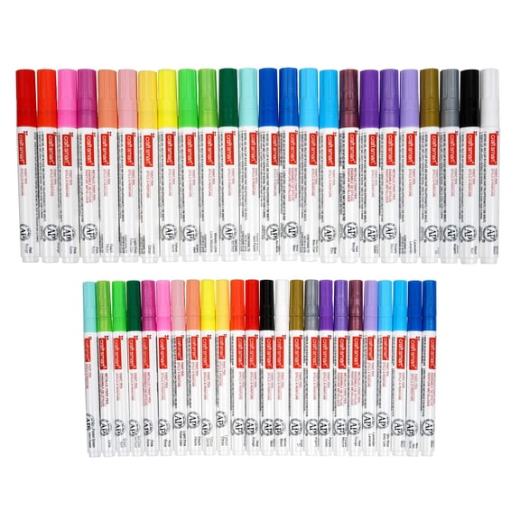 Assorted Medium & Broad Line Oil-Based Paint Pens by Craft Smart - Premium Paint Pens For Wood - Plastic - Metal - Glass - and Arts & Crafts - 1 Pack