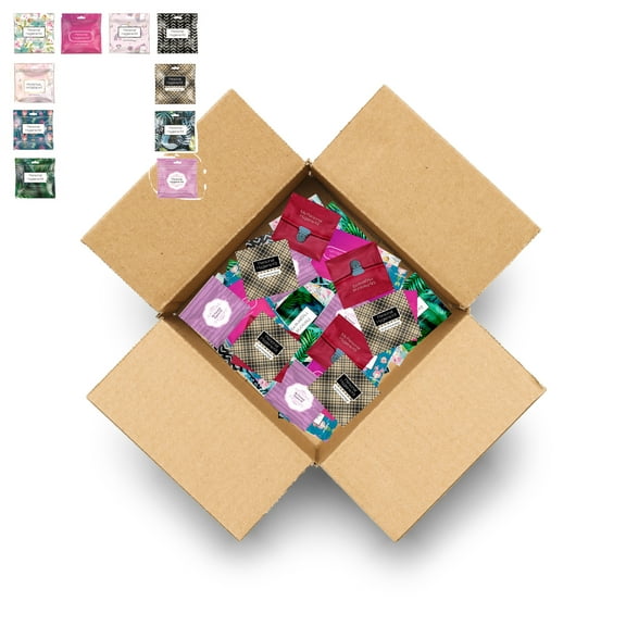 Assorted Menstrual Kit All-in-One 60 Pack | Convenience on The Go | Period Kit Pack for Travelling, Tweens & Teenagers or just When Youre Out | Individually Wrapped Feminine Hygiene Product