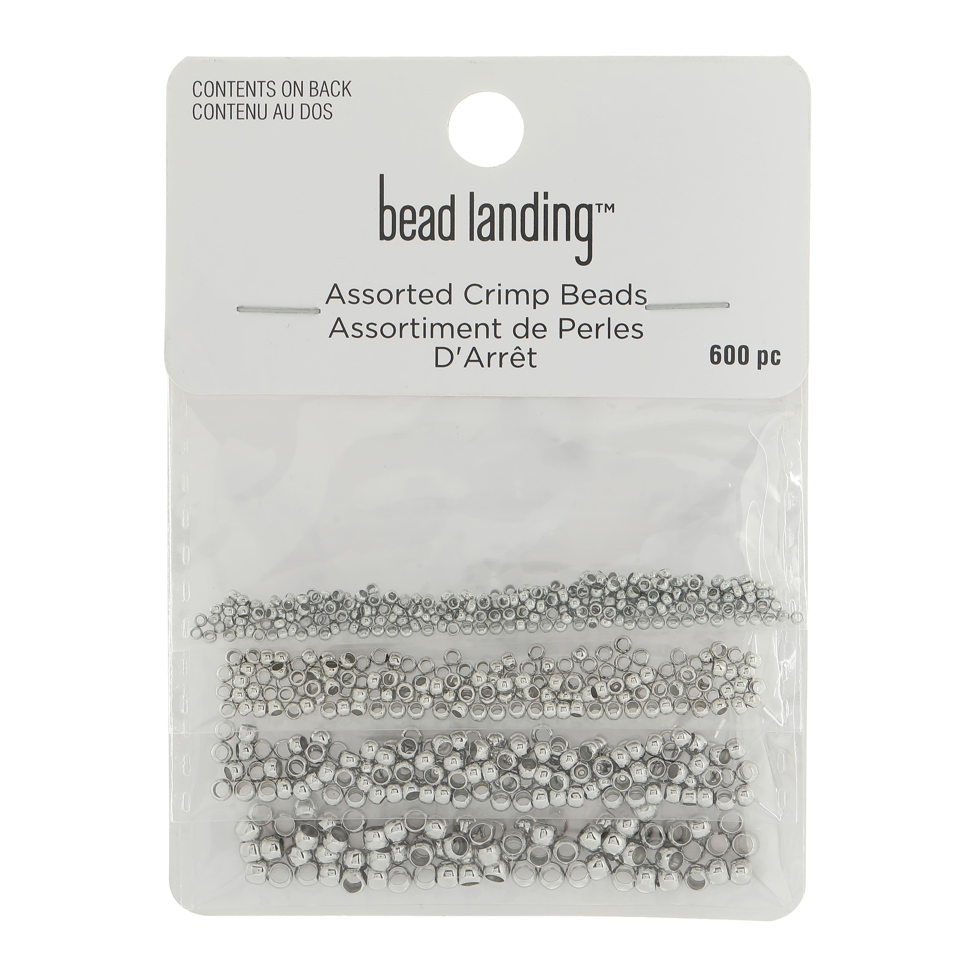 Assorted Metal Crimp Beads, 600ct. by Bead Landing™ 