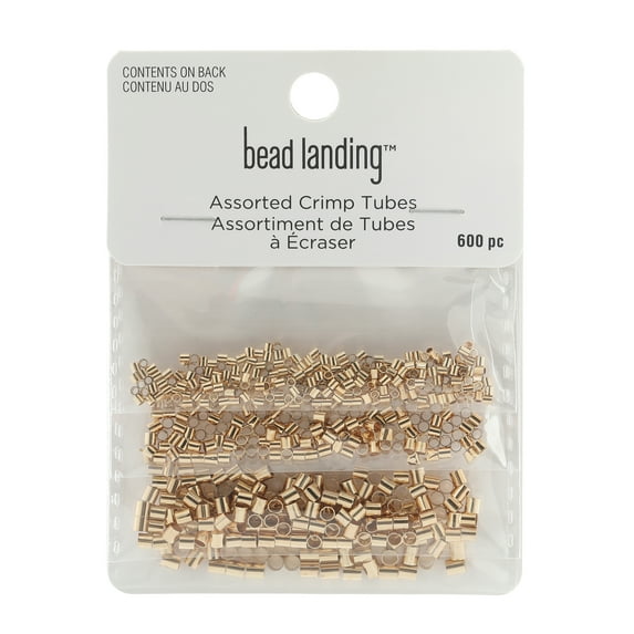 Assorted Metal Crimp Tubes - 600ct. by Bead Landing™