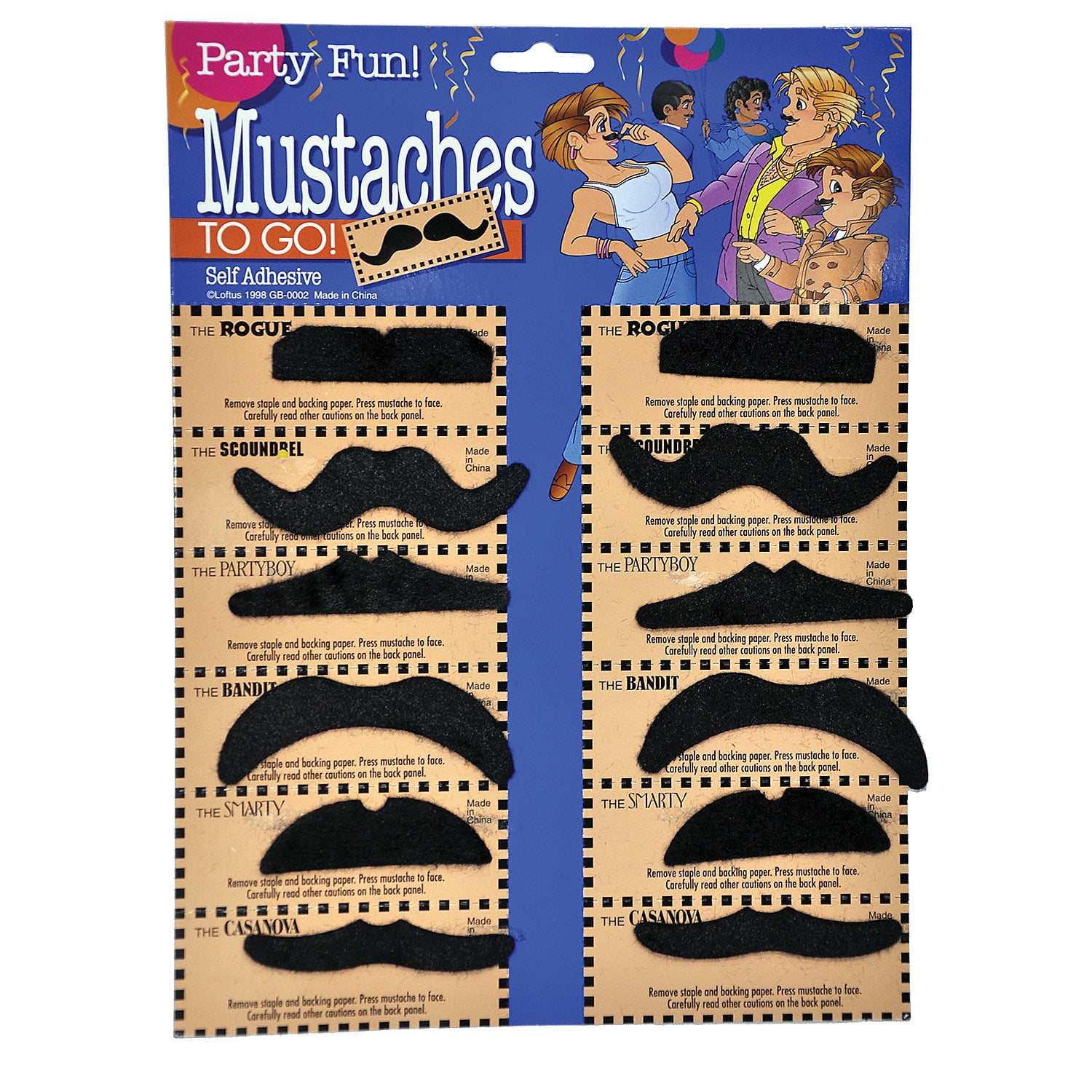 Assorted Mustaches - Walmart.com