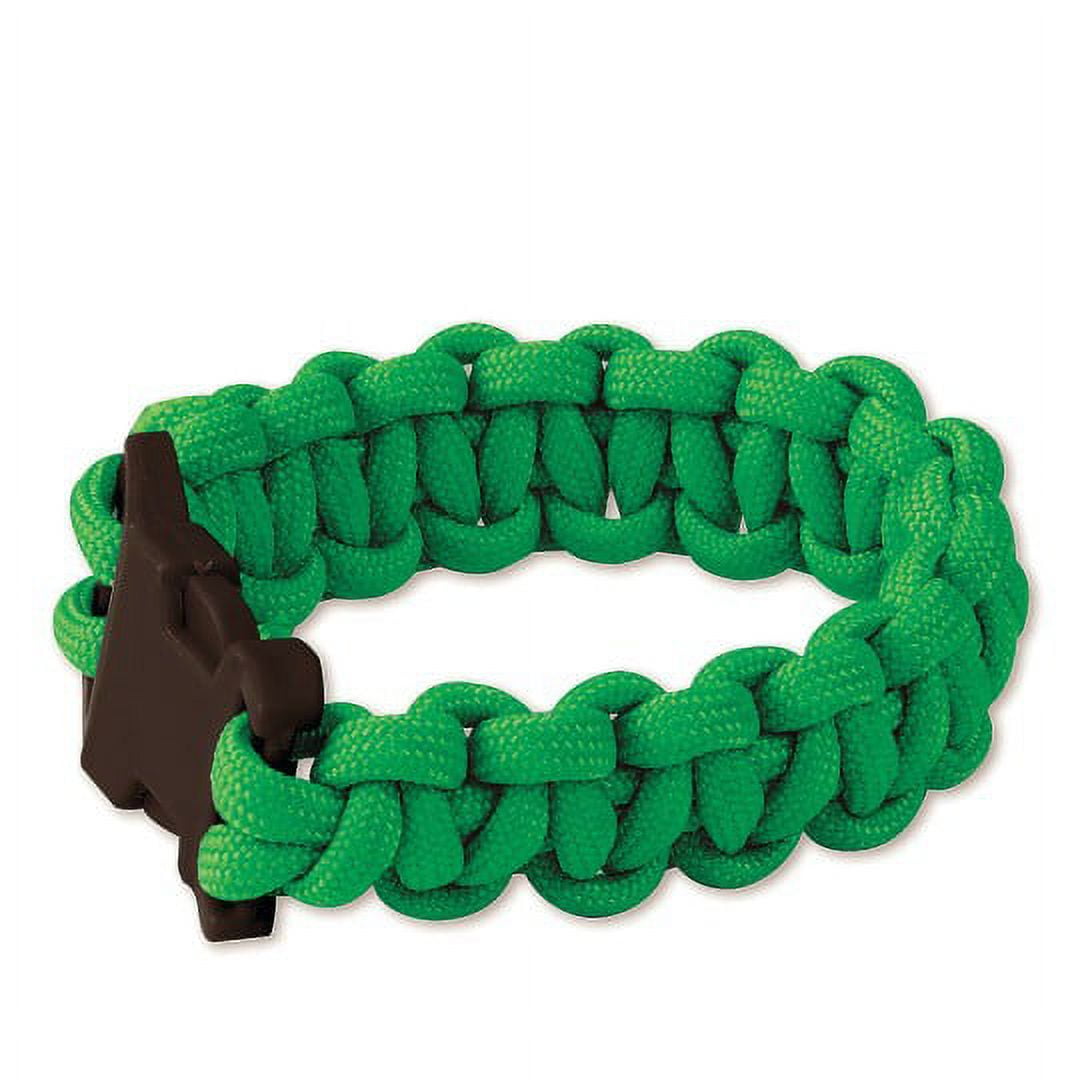 Assorted Neon Parachute Cord Bracelet Craft Kit (Pack of 24)