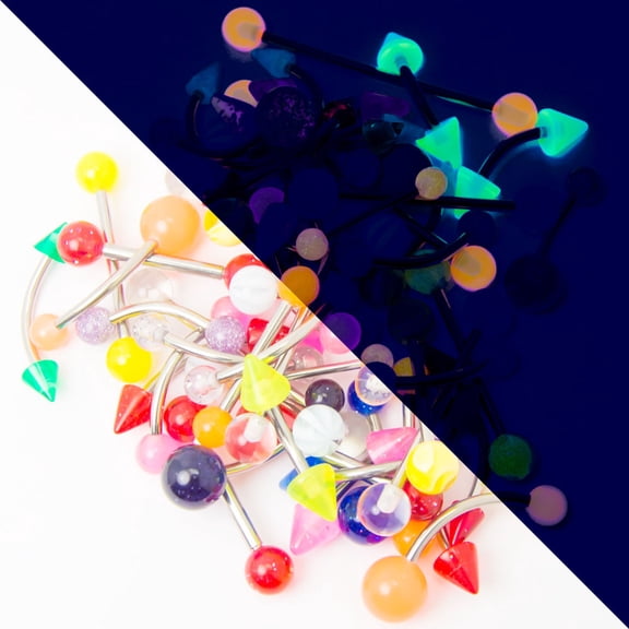 Assorted Piercing Barbells One Hundred Pack
