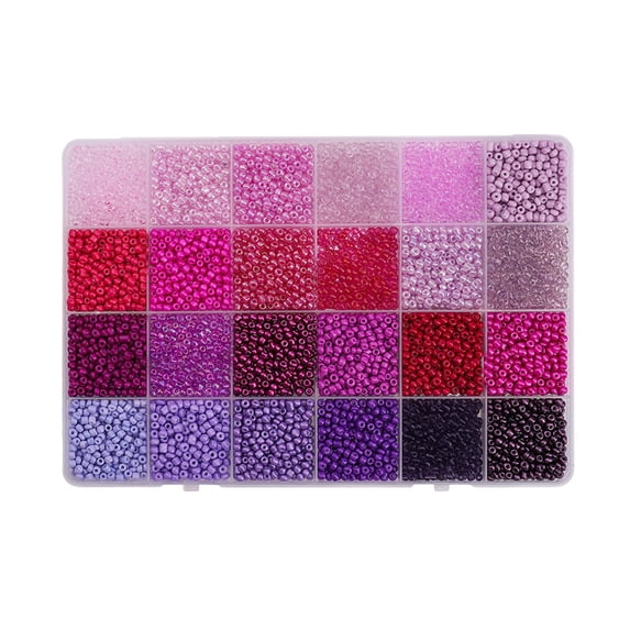 Assorted Plastic Beads For Jewelry Making, 5200 Pcs, DIY Crafting Supplies For Creative Projects, Ideal For Beadwork And Accessories, Durable Small Beads For Delicate Designs