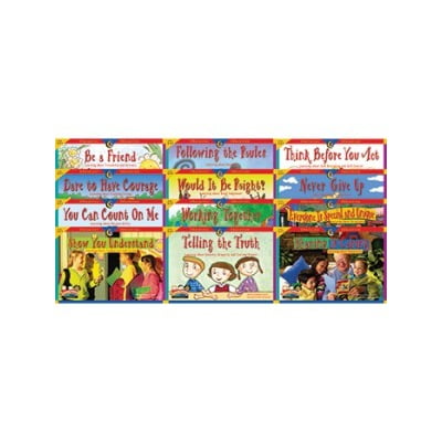 Assorted Publishers Character Education Readers Resource Books 12 Books/Pack (CTP3148)