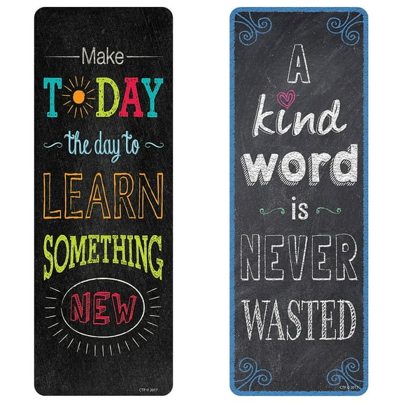 Chalk It Up! Motivational Quotes Bookmarks by Creative Teaching Press