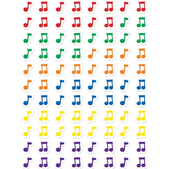 Assorted Publishers Creative Teaching Press Hot Spots Stickers Music Notes 2/Bd CTP7162