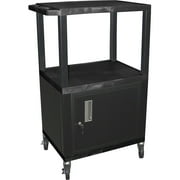 Assorted Publishers H Wilson 42 1/2"(H) 3 Shelves Tuffy AV Carts W/Cabinet & Electrical Attachment