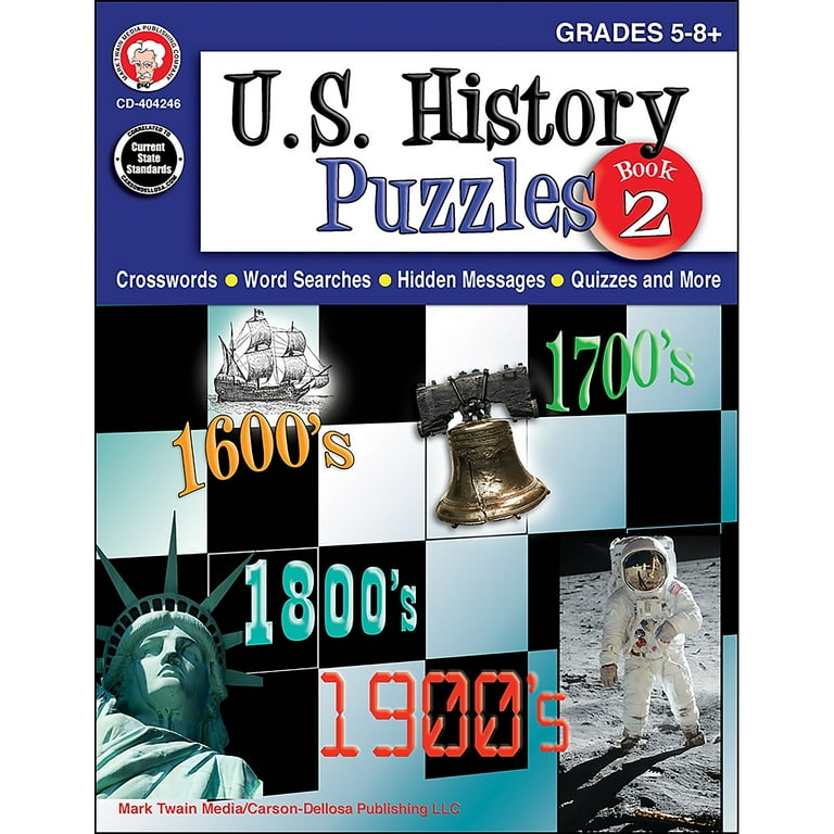 Assorted Publishers Mark Twain U.S. History Puzzles Book 2