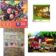 thumbnail image 1 of Assorted Puzzles 4 Pack Bundle: Fall Display EZ Grasp 300pc Puzzle, Milton Bradley Puzzle Big Ben Great Bay Beach, Marina Philipsburg, St. Maarten, 2012 Sesame Street 3 Pack Wood Memory Match Games in, 1 of 1