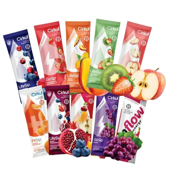 Assorted Refills - Gosip, Lifesip, Fit Sip - Strawberry, , Grape, Blue ...