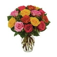 thumbnail image 1 of Assorted Roses Double Bouquet Only, 1 of 1