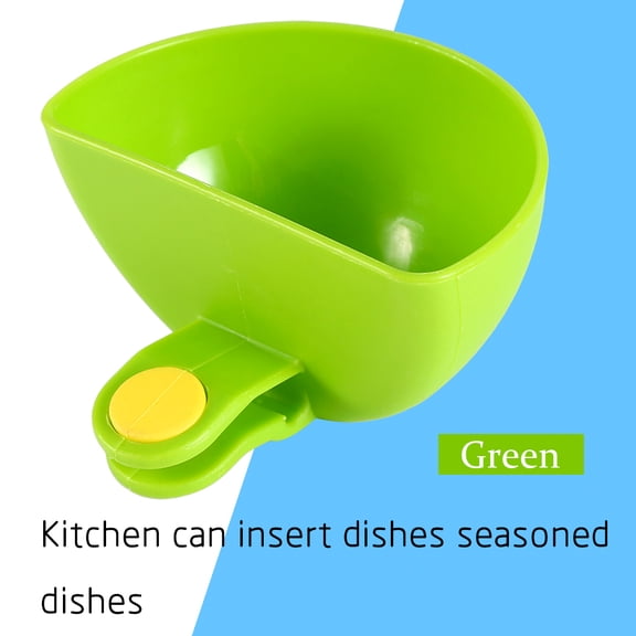 Assorted Salad Sauce Ketchup Jam Dip Clip Cup Bowl Saucer Kitchen Tableware Tools Green