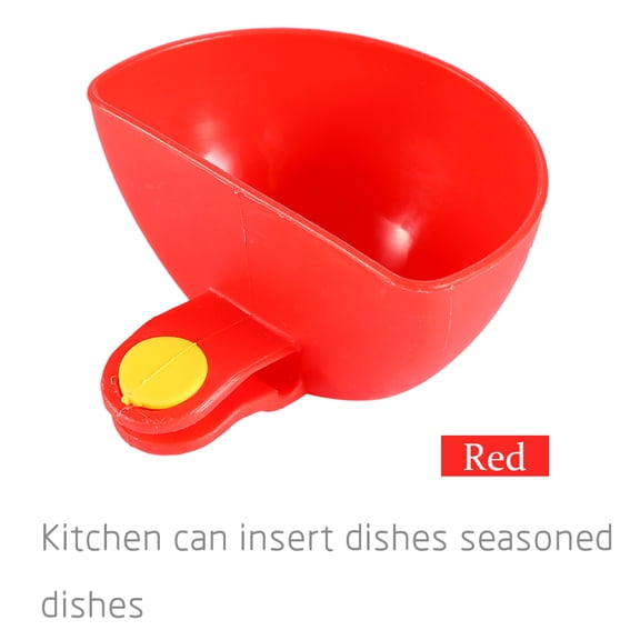 Assorted Salad Sauce Ketchup Jam Dip Clip Cup Bowl Saucer Kitchen Tableware Tools Red
