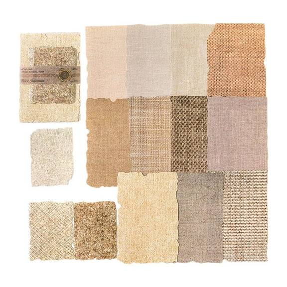 Assorted Scrapbook and Craft Paper with Embossed Texture for Journaling, Scrapbooking, and Card Making