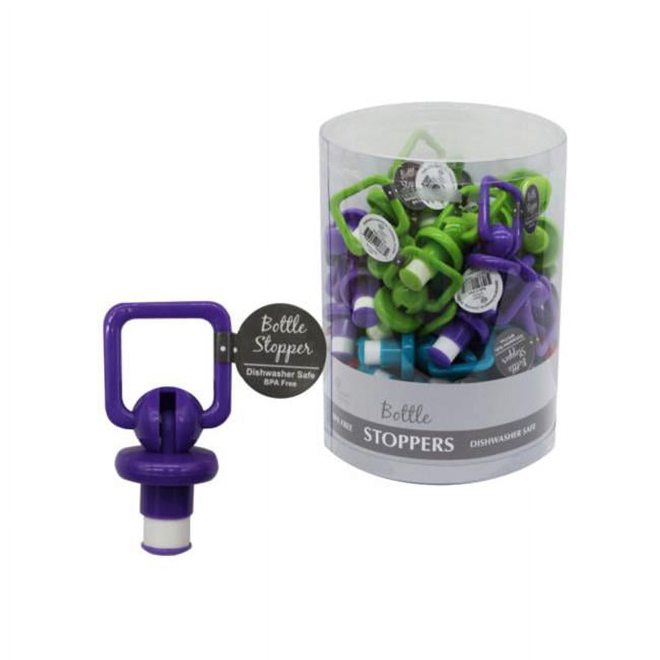 Assorted Silicone Bottle Stopper in Countertop Display - Pack of 88 ...