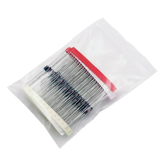 Assorted Sizes 1N4148 1N4007 FR107 FR207 1N5408 1N5819 1N5399 1N5822 Straight Pin Diodes for Electronics Projects