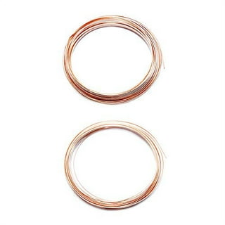 Solid Bare Copper Wire Round, Bright, Dead Soft & Half Hard 25 Feet, Choose  from 10 to 30 Gauge 