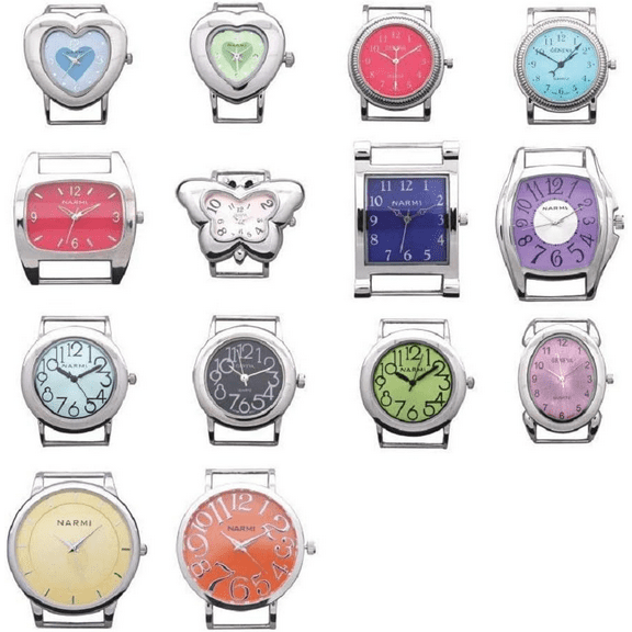 Assorted Solid bar Color Watch Faces - 5 PCs