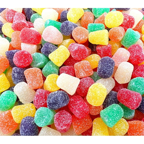 Assorted Spice Gum Drops Candy, Colorful Chewy Mix - 3 Pound Bag