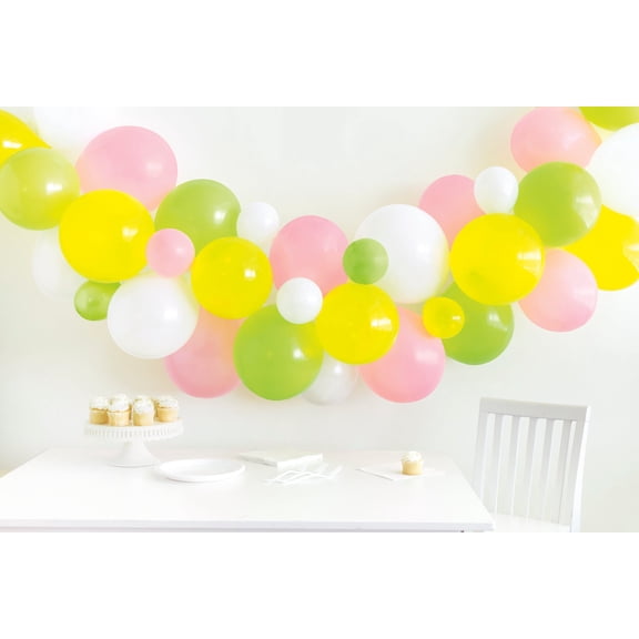 Assorted Spring Colors Latex Balloon Garland Kit, 26pc