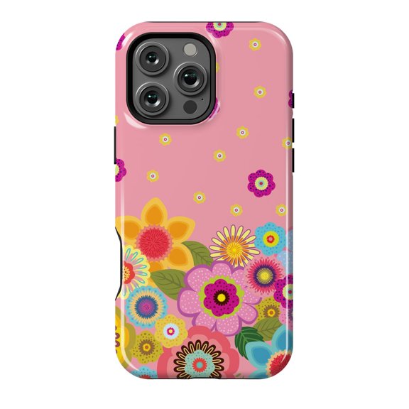 Assorted Spring Flowers Bloom Phone Case for iPhone 11 12 13 14 15 16 17 Pro Max