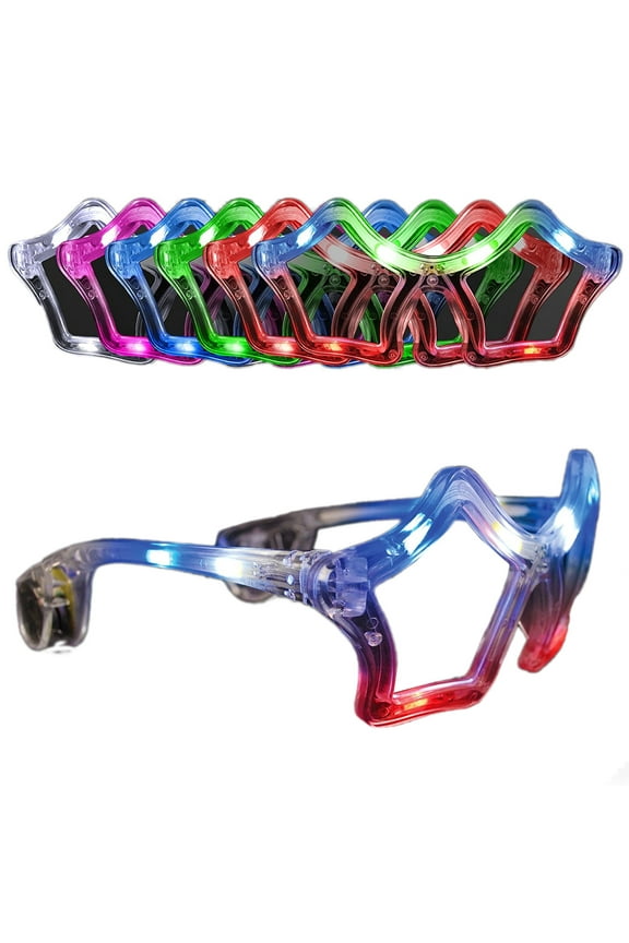 Assorted Star LED Sunglasses