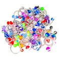 thumbnail image 1 of Assorted Steel Twister Ring Mix Ten Pack, 1 of 1