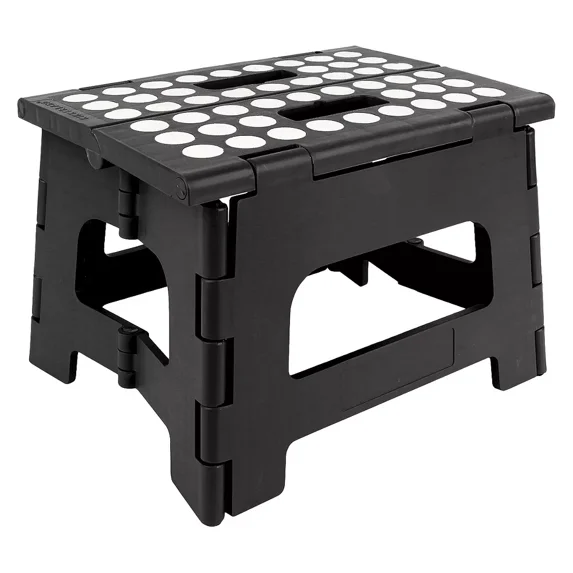 Assorted Step Stool Assort: Multicolor Plastic Folding Step Stool for Adults, Foldable, 300 lb Capacity, No Assembly