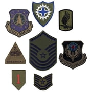 Assorted Subdued Official US Military Army Air Force Patches 50 Pack