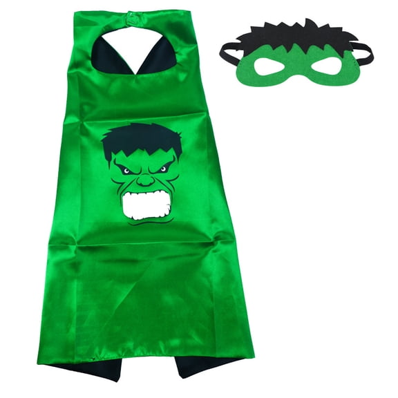 Assorted Superhero Capes, Superheros Dress Up Costumes Role Play Hero Capes Wristband Masks Blinder Fit for Dress up and Holiday Halloween Costumes