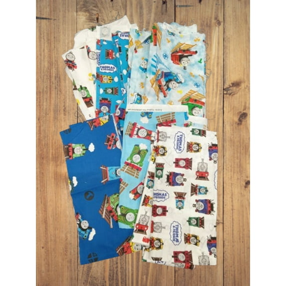 Assorted Thomas and Friends Fabric - 1 lb Scrap Bundle