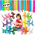 thumbnail image 1 of Assorted Twisting Balloons - Long Balloons and Pump - 100 Pack, 1 of 9