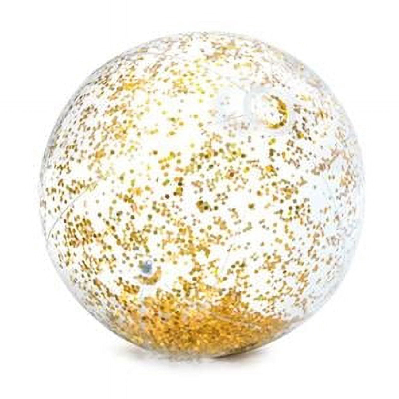 Assorted Vinyl Inflatable Glitter Beach Ball - Walmart.com