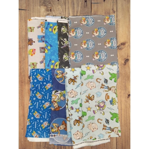 Assorted Woody and Friends Fabric - 1 lb Scrap Bundle