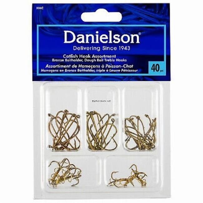 Assortment Danielson Catfish Hook - 40 Piece Assortment Danielson Catfish Hook - 40 Piece