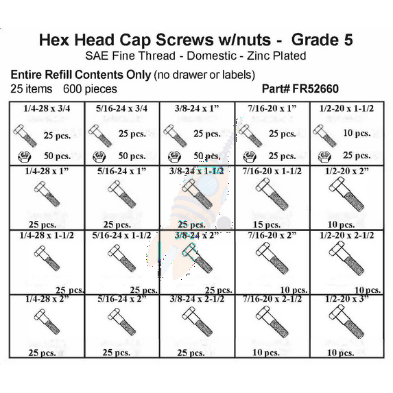 Assortment Refill Only for FK52660