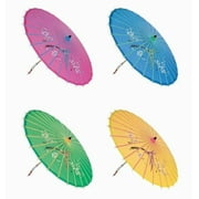 Assortment or six 6 30 Large Asian Silk Umbrella / Parasol