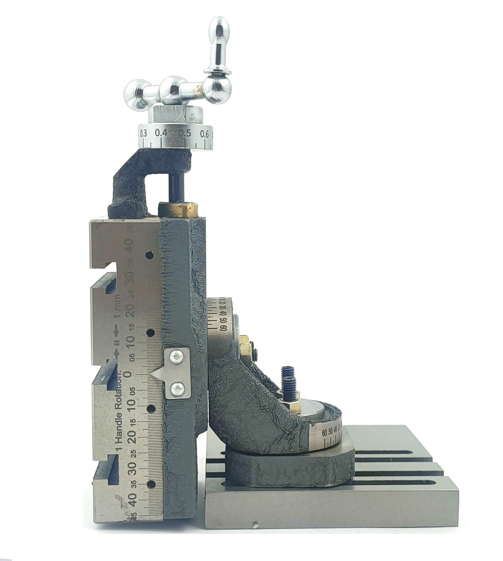 Assorts' Design Patent Mini Vertical Milling Slide with Base Plate