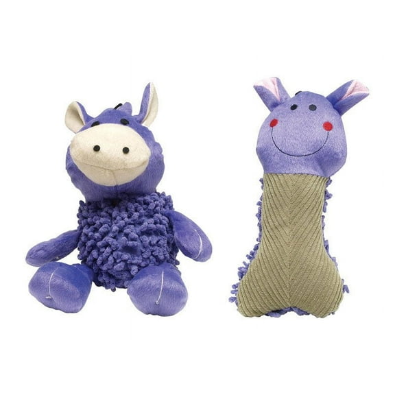 Boss Pet Digger's Multicolored Plush Shaggy Dog Toy Large 1 pk