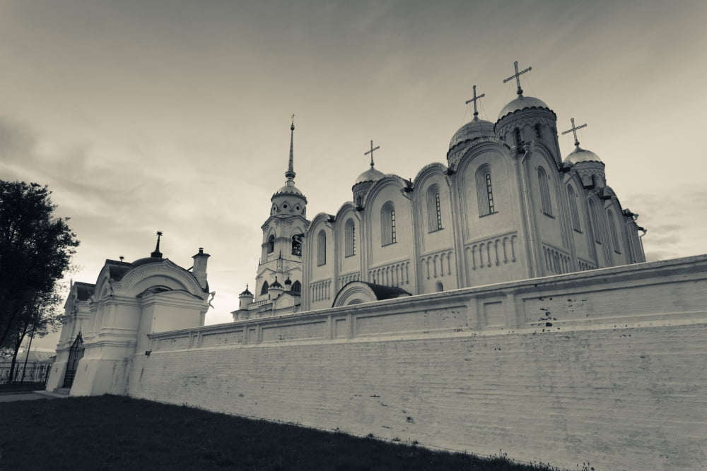 Assumption Cathedral in Vladimir Vladimir Oblast Russia Canvas Art - Panoramic Images (27 x 9)