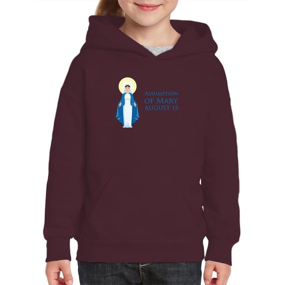 Assumption Of Mary August 15 Hoodie Juniors -Image by Shutterstock, x-Large