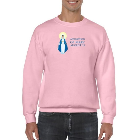 Assumption Of Mary August 15. Sweatshirt Men -Image by Shutterstock, Male 3X-Large