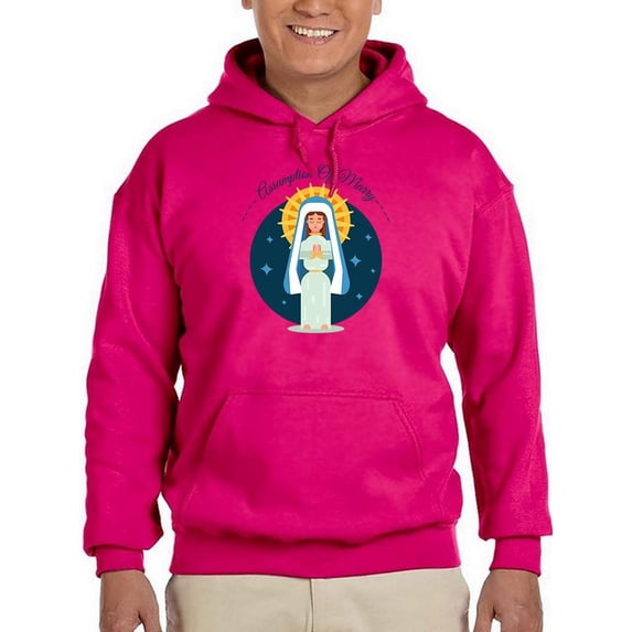 Assumption Of Mary August 15Th. Hoodie Men -Image by Shutterstock, Male Small