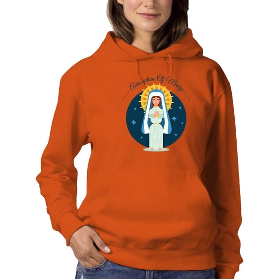 Assumption Of Mary August 15Th. Hoodie Women -Image by Shutterstock, Female Small